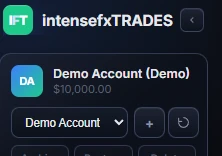 Demo account selector